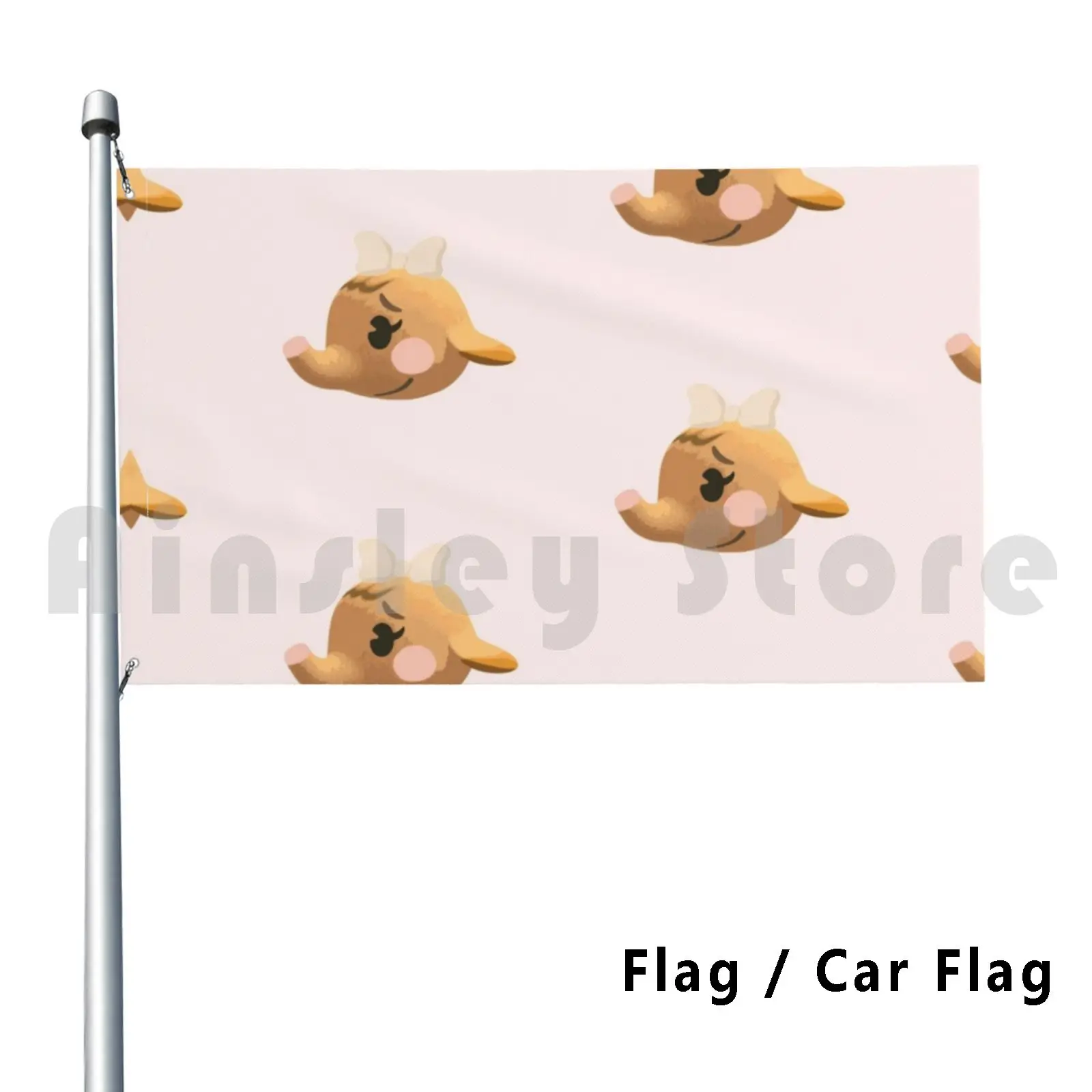 Ellie Outdoor Decor Flag Car Flag Acnh Animal Acnh Acnh Animal New Horizons