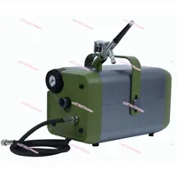 Cross-Border Supply Haosheng Upgraded Oil-Free Mute Art Spray Painting Air Pump Model Coloring Airbrush Set