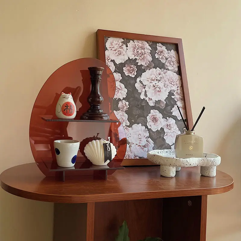 

Original Doudou Acrylic Desktop Shelf Jewelry Display Stand Cosmetics Perfume Decoration Multi-layer Storage