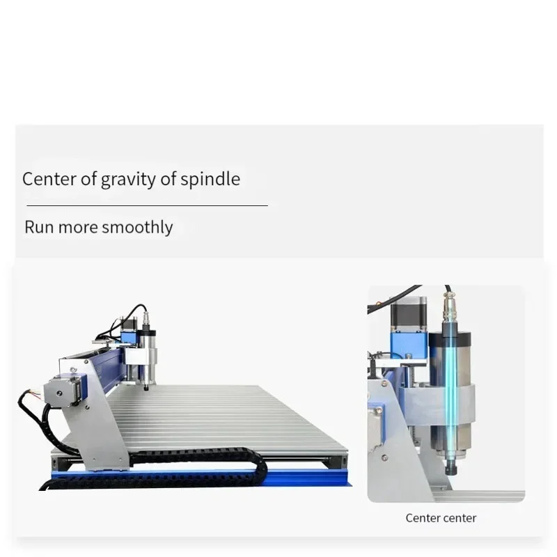 Nuova macchina per incidere CNC elettrica Piccola macchina per incidere di metalli acrilici per pubblicità completamente automatica per la lavorazione del legno