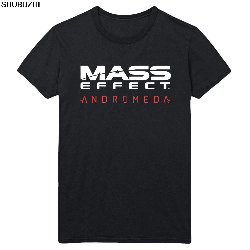 MASS EFFECT ANDROMEDA SCI FI GAMING COMMANDER SHEPARD UNSEX BLACK T SHIRT Fashion Design   Mens T Shirts Fashion