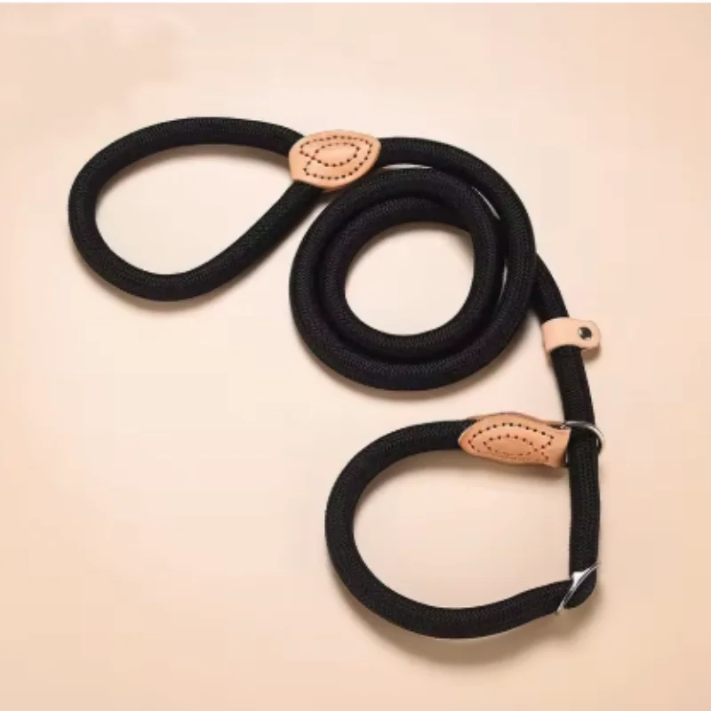 Neue Hundeleine, Slip-Leine, Robuste Geflochtene Seilleine mit Verstellbarem Schlaufenhalsband, Trainingsleine für Kleine und Mittelgroße Hunde – Detail 12