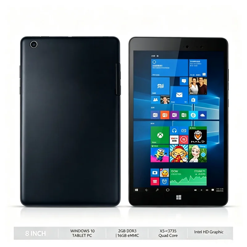 8 INCH T10 X5-Z3735 CPU 32 Bit 2GB DDR3 RAM 16GB EMMC ROM U1 Windows 10 Tablet Quad Core Intel HD Graphic Dual Camera