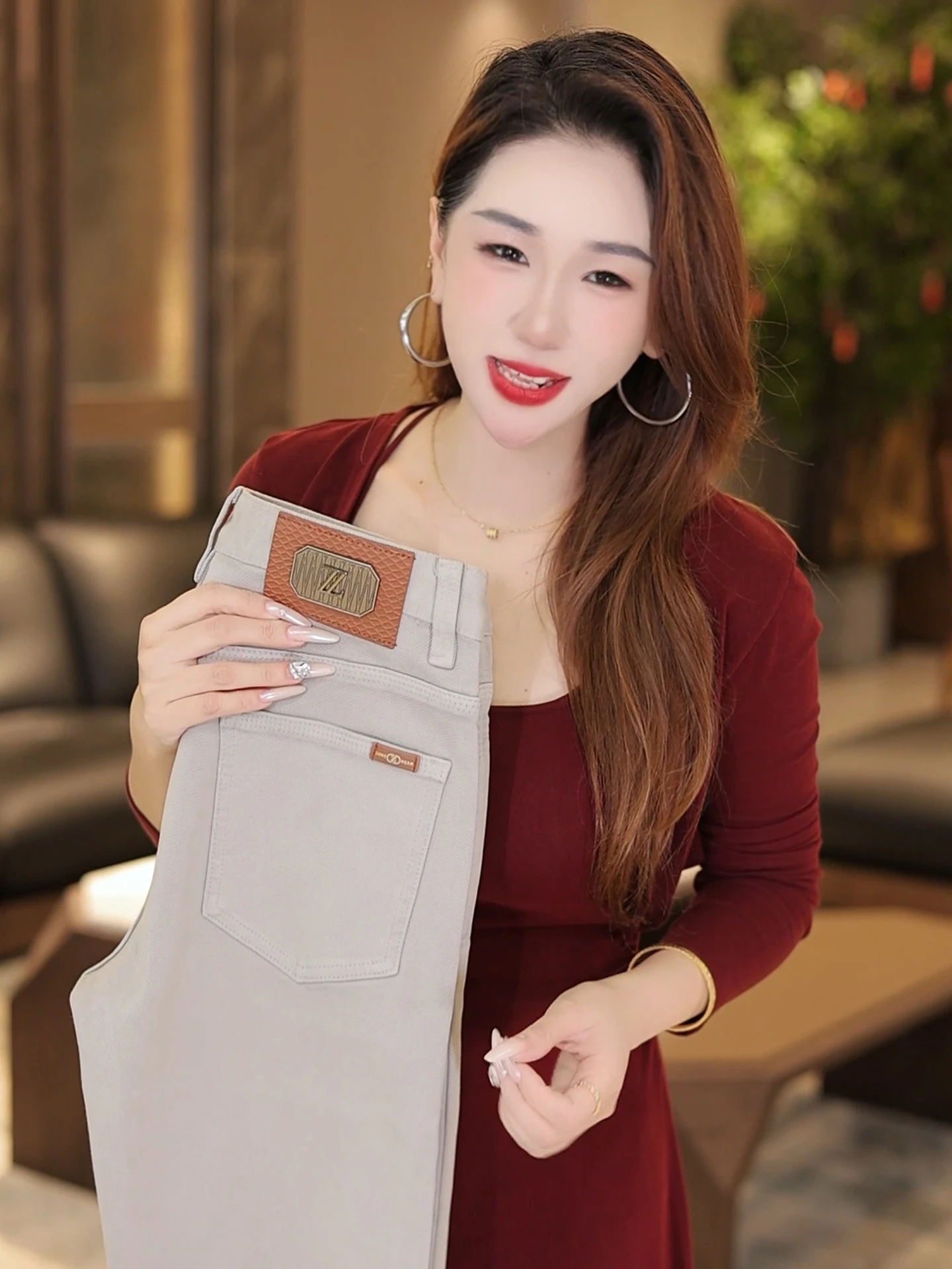 

Мужские джинсы Slim Fit: повседневные, универсальные, из хлопкового стрейч-денима, со средней посадкой, на молнии, удобные для носки осенью