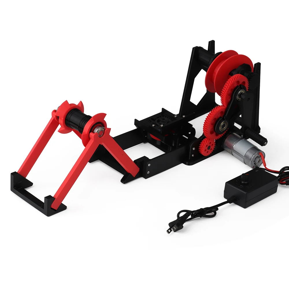 

Electric 3D Filament Winder, Automatic Filament Spooler Machine for PLA ABS PETG, 200 RPM Max Speed, Anti-Tangle Filament Rewind