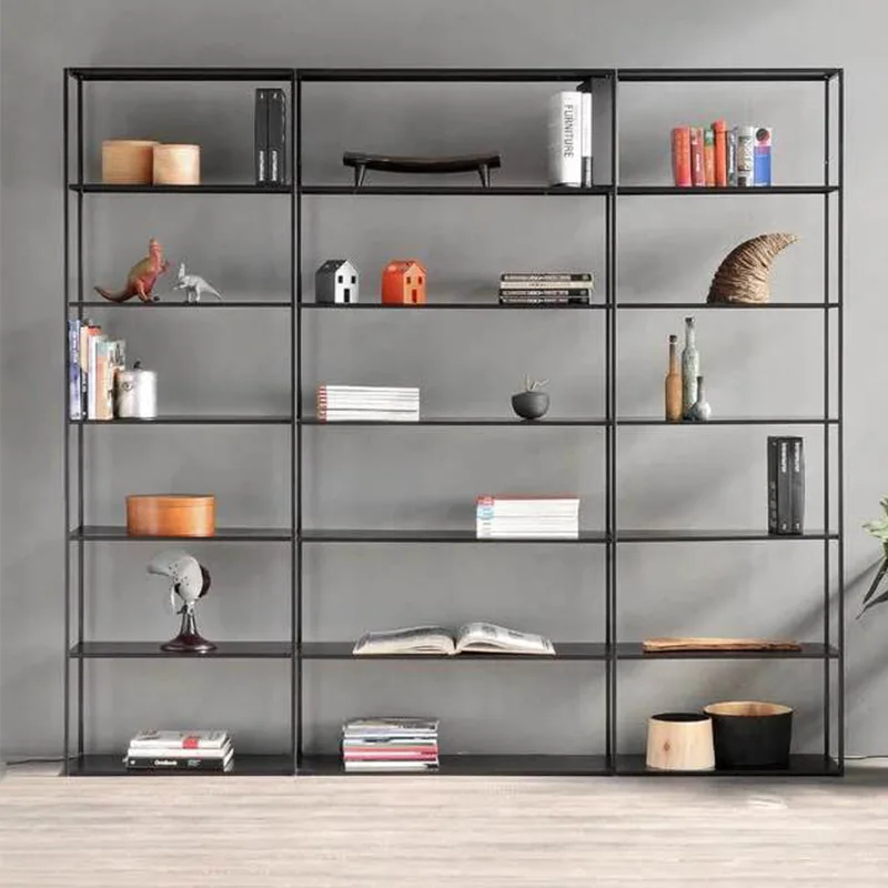

Study Shelf Living Room Bedroom Floor-to-ceiling Metal Cargo Shelf
