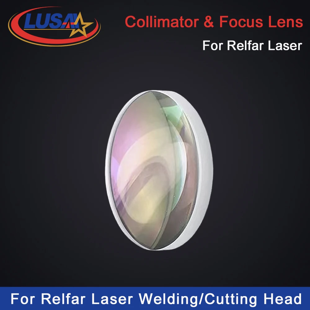 LUSAI HQ Relfar Laser Collimator Lens Focus Lens D16F50T5 D20 D30 For Relfar Fiber Laser Welding/Cutting FWH20-S20A Gun Head