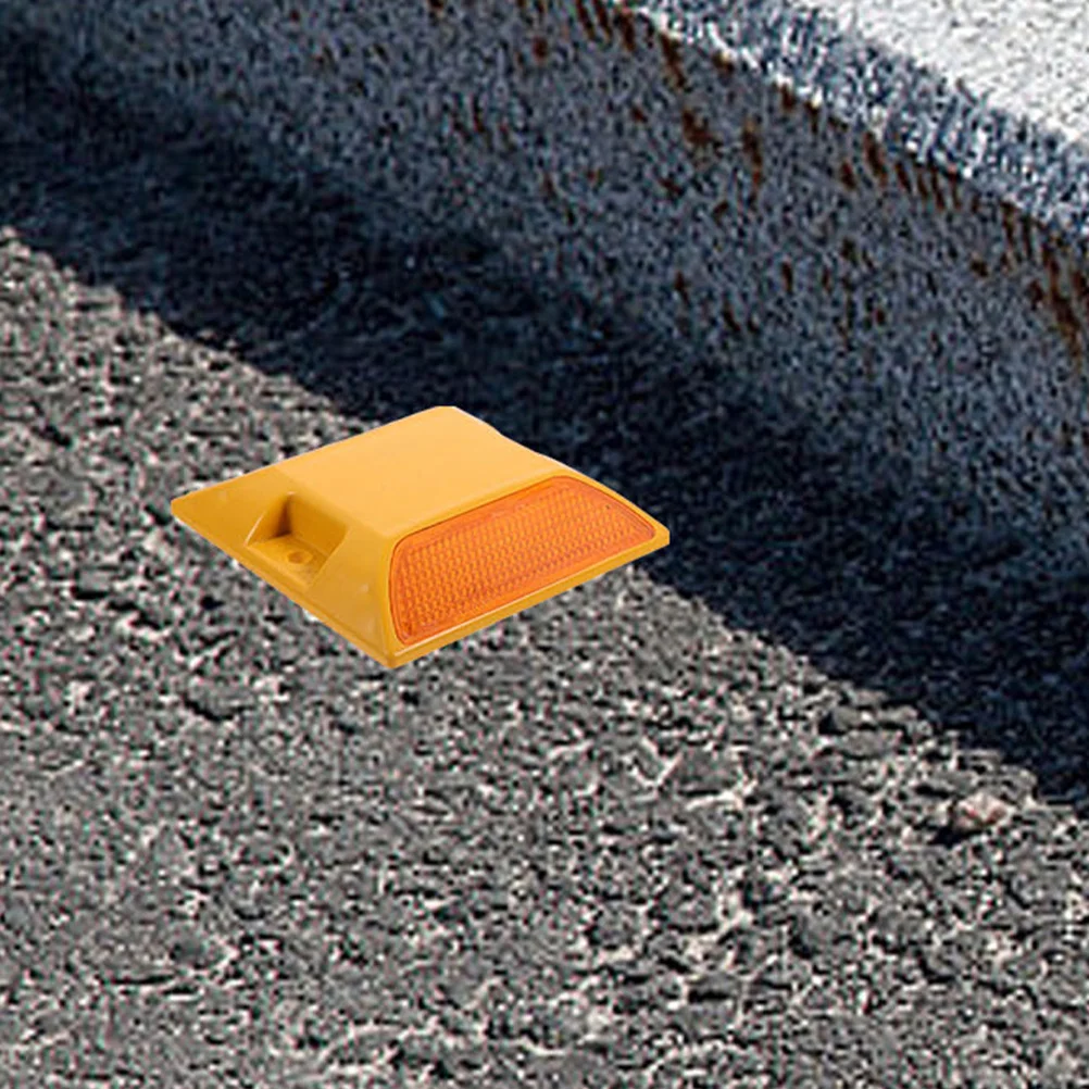 1 قطعة ترصيع مخروط علامات الطريق السريع علامات عاكسة عاكسة الرصيف عاكس عاكس علامات درب