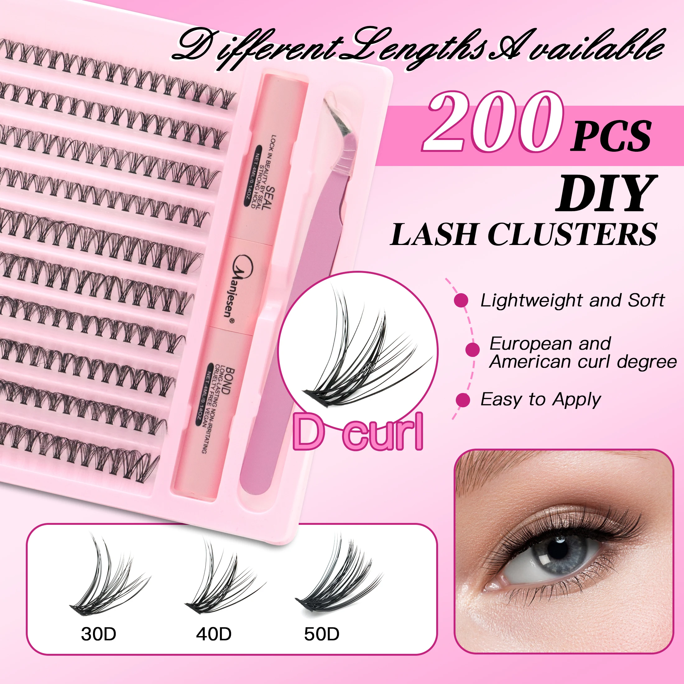 DIY Lashes Extension Kit Eyela - огляд і ціна Eyelash Extension London