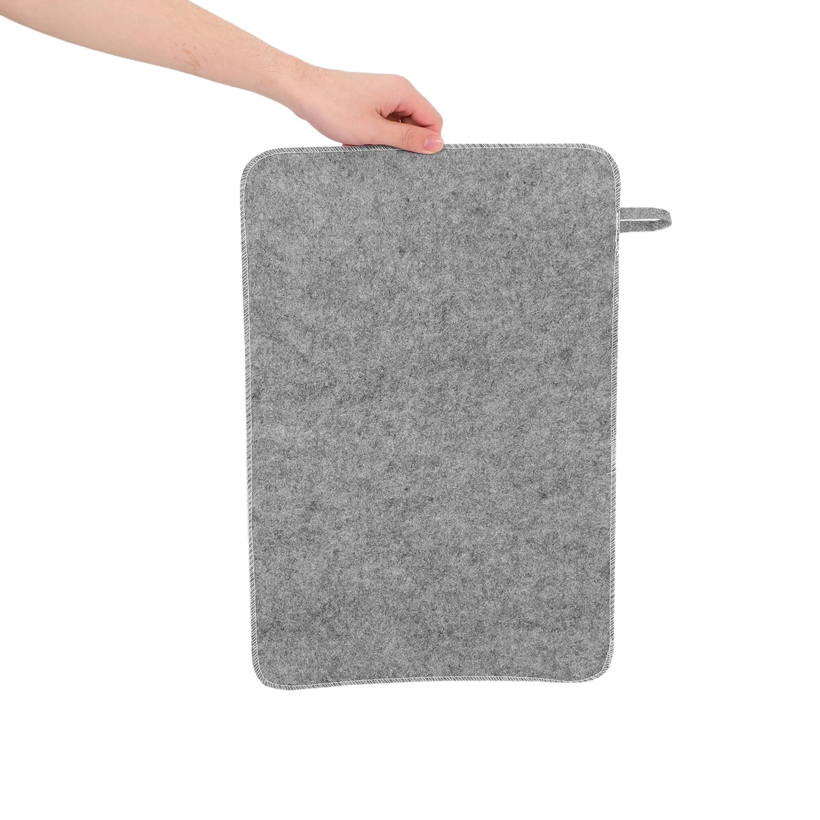

5Pcs Felt Sauna Cushion Heat Insulation Mat for Sauna Bench Seat Pad Absorbent Bathhouse Spa Grey Accessories Bath Seat Cushion