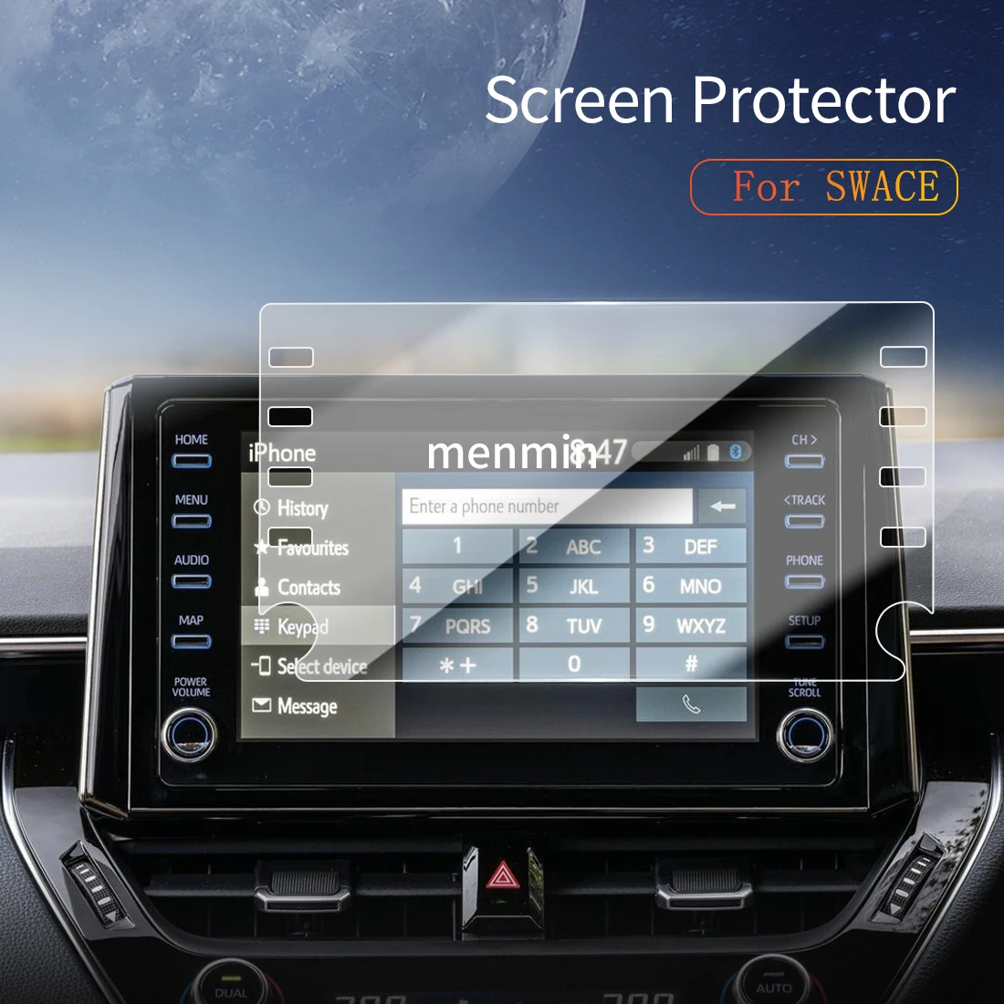

Car Stickers Carplay Screen Protector Dash Tempered Glass Protective Film Diaplay Navigation Auto For 24 Suzuki SWACE