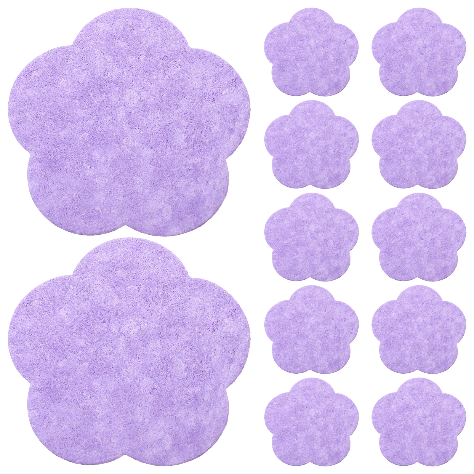 

50 Pcs Degradable Facial Cleanser Sponges Cleaning Wood Pulp Face Cleansing Pads