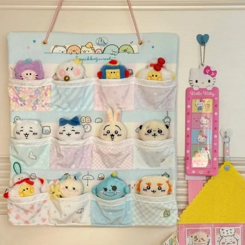

Kawaii Sumikkogurashi Storage Hanging Bag Wardrobe Dormitory Hanging Learning Miscellaneous Hanging Waterproof Storage Bag Gift
