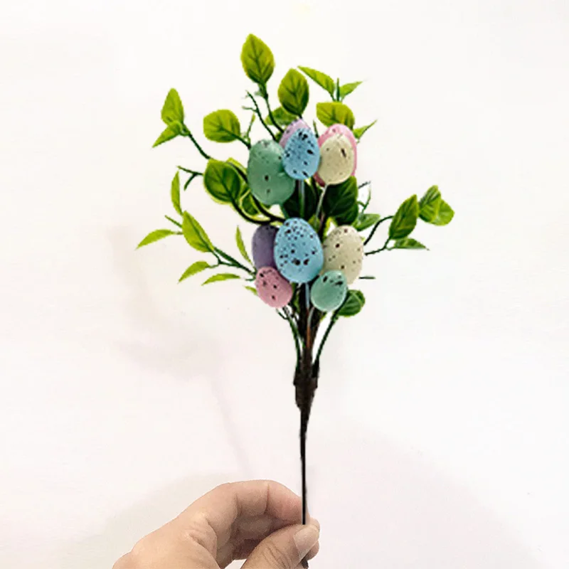 Easter Eggs Tree Happy Easter Decorations Branch Cuttings Diy Bouquets Flower Arrangements Home Decor Easter Party