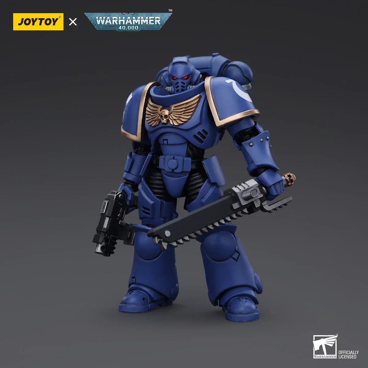 Pré venda] Joytoy 1/18 figura de ação warhammer 40k fuzileiros espaciais ultramarines outriders irmão catonus anime coleção modelo brinquedo