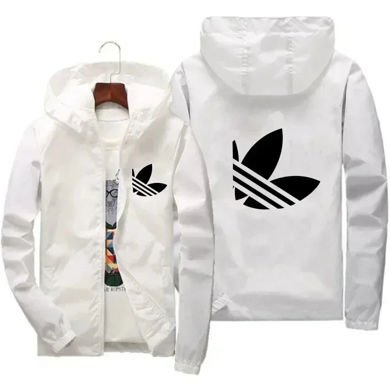 سترة بغطاء للرأس بأكمام للرجال لربيع وخريف 2025 مقاومة للرياح ومقاومة للماء تناسب جيدًا