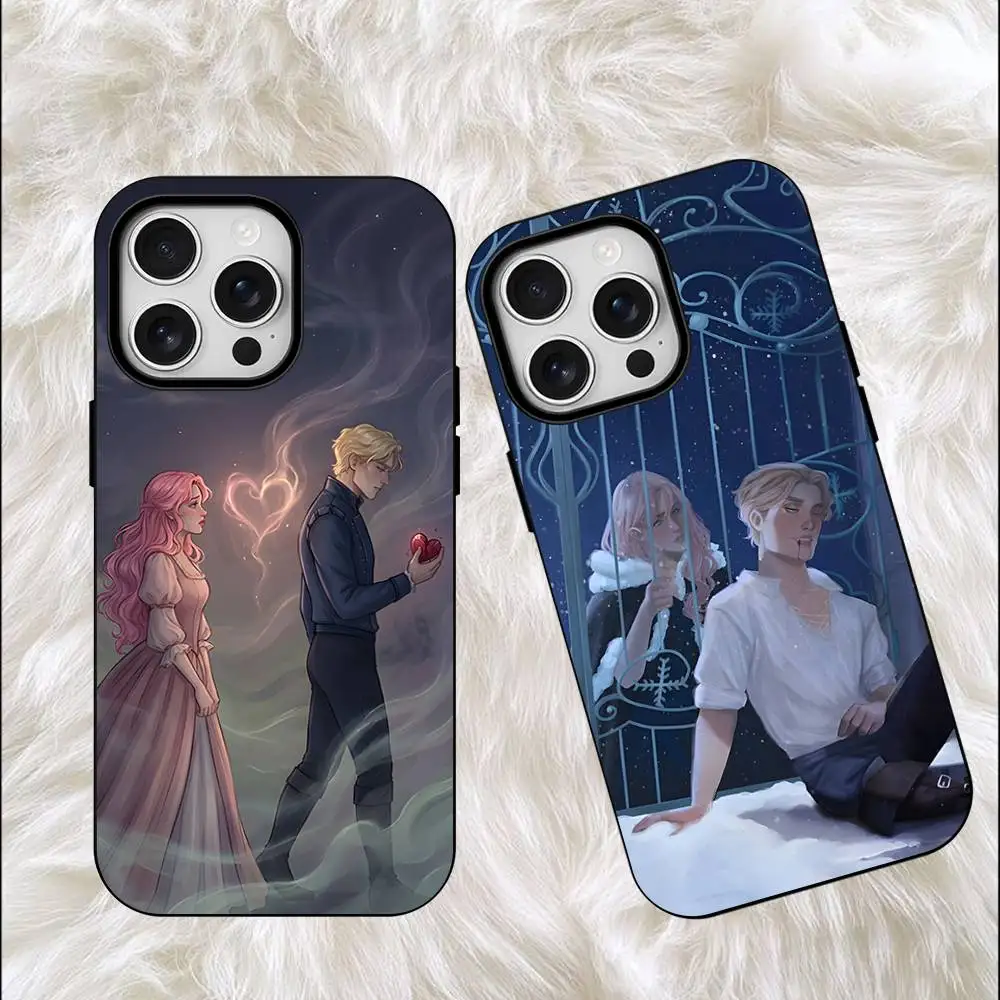 

Once Upon a B-Broken Heart For Iphone 17,16,15,14,13,12,11 Pro Mini Max XS Case Frosted Magnetic Shockproof Cover