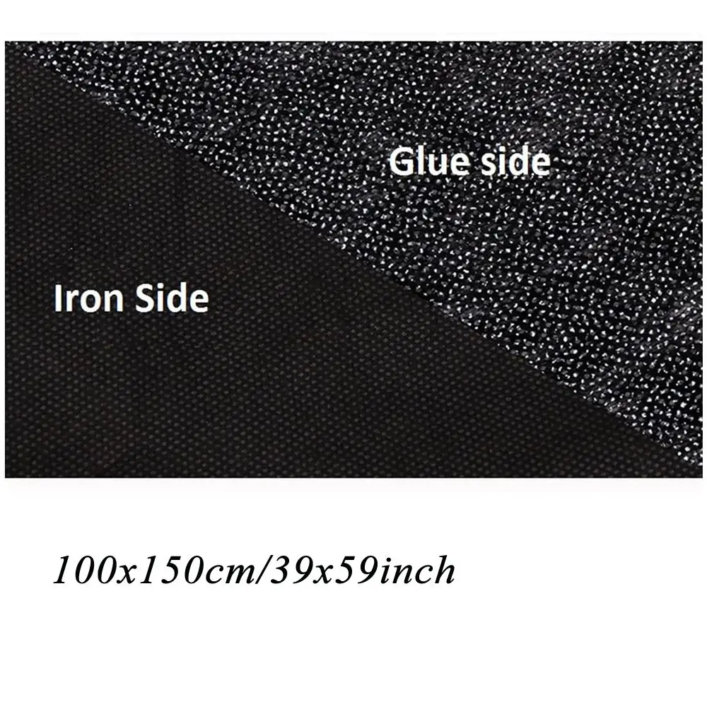 /75D DIY Crafts Clothing Accessories Lightweight Fusible Sewing Fabric Sewing Interlining Adhesive Lining Iron-On Interlining