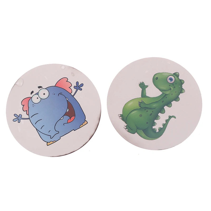 1 مجموعة تغيير لون المرحاض ملصق الحرارية المرحاض ملصق مبولة التدريب مقاوم للماء تغيير لون ملصق ل قعادة الطفل #6