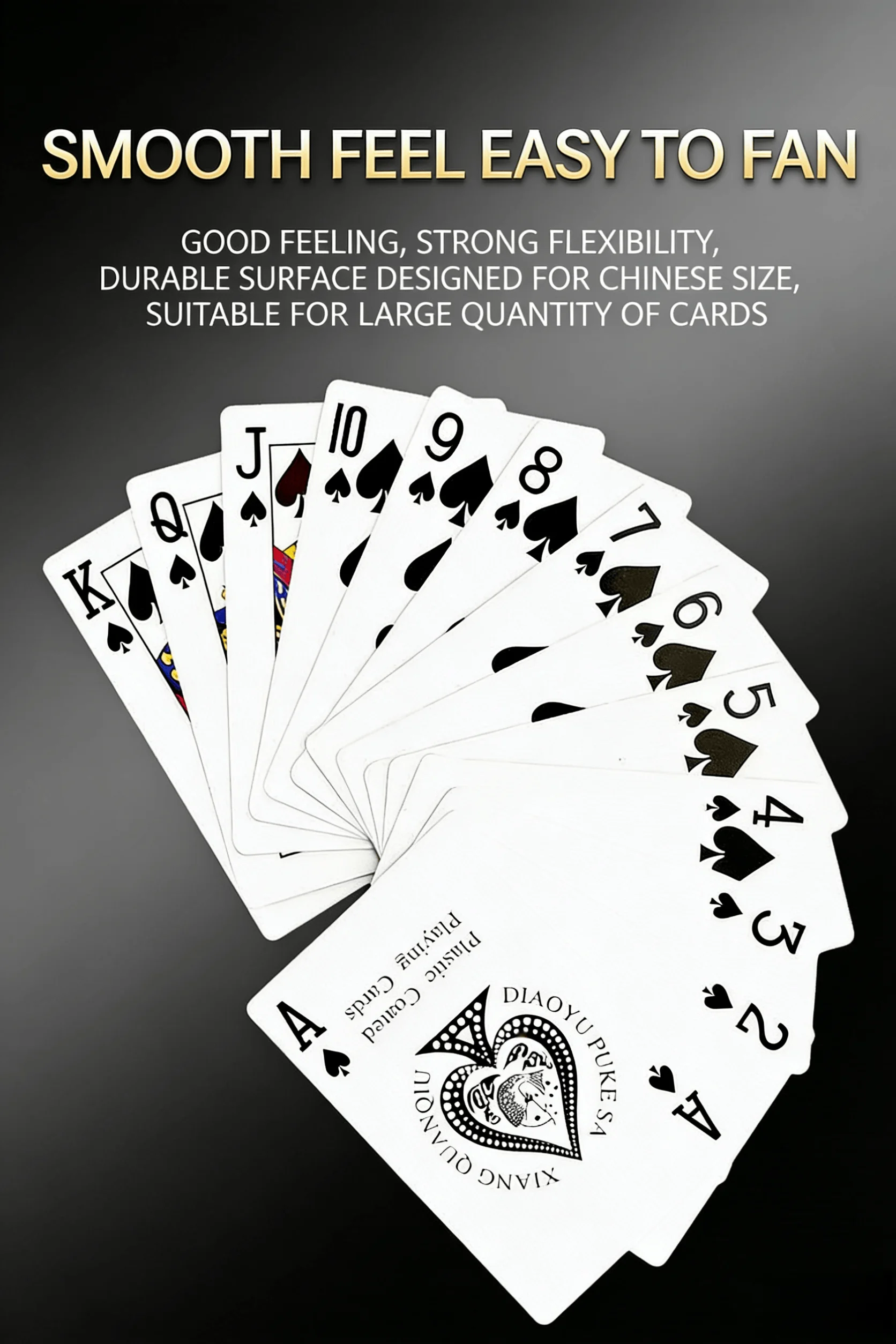 High-Quality Playing Cards Standard Size Includes 21 Points Backgammon Canasta Durability Texas Hold’em, Game Night, Family Part