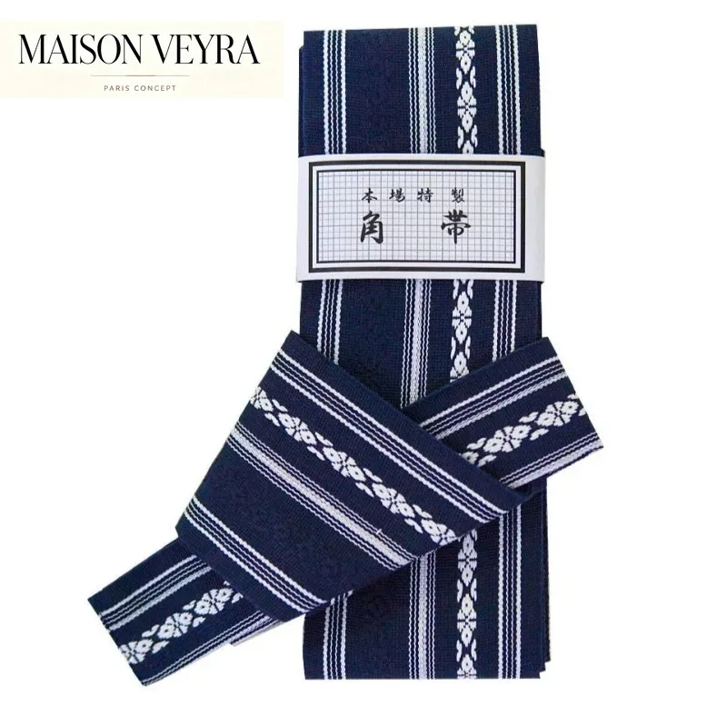 Japanese Gentlemen's Kimono Belt Cotton Waist Seal Wearing Corner Things Belt Yukata Waist Wabi-sabi Accessories