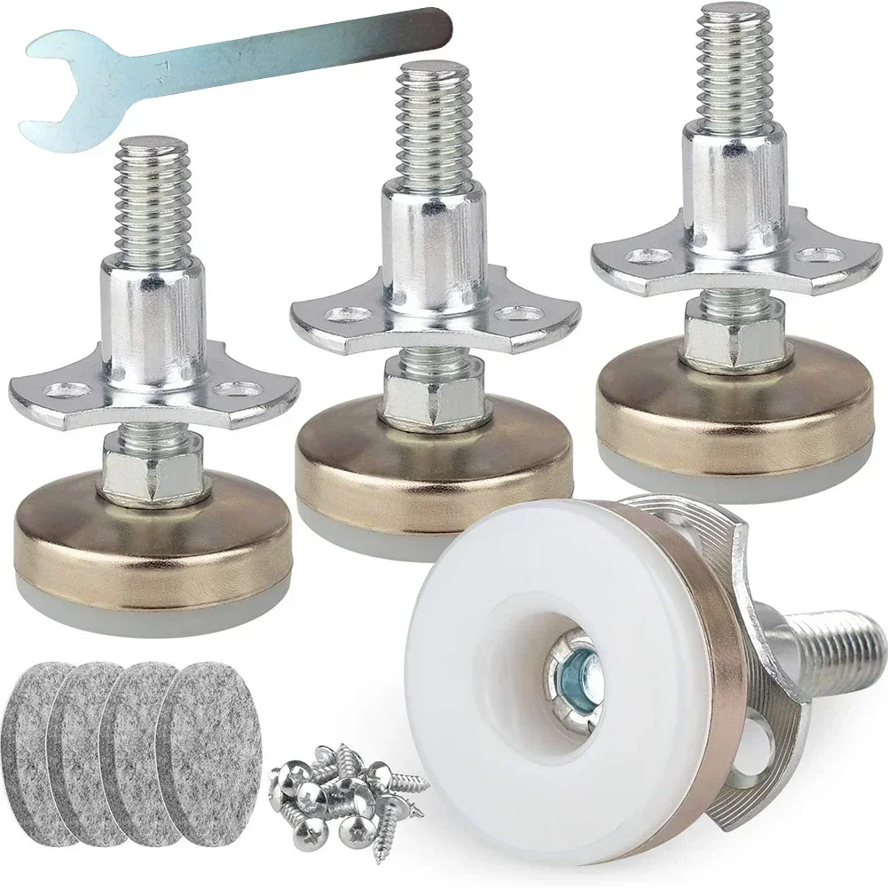 

Совершенно новые выравнивающие ножки для улучшения дома, замена выравнивателей ног, 1 комплект аксессуаров, регулируемая углеродистая сталь