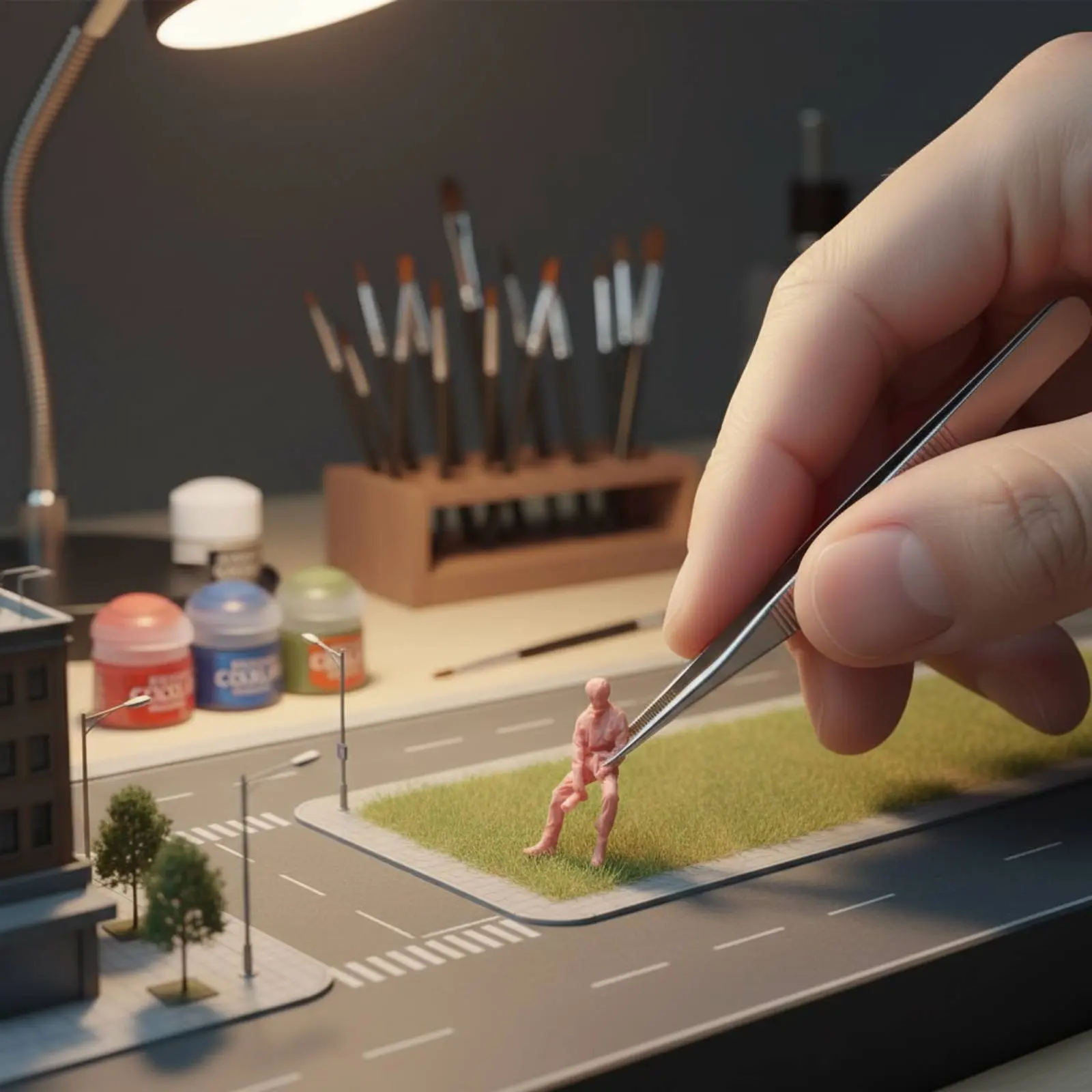 

2 Pieces 1:64 Scale Photographer Figurines Resin Material Scene Setting People Figures Set for Hobbyists