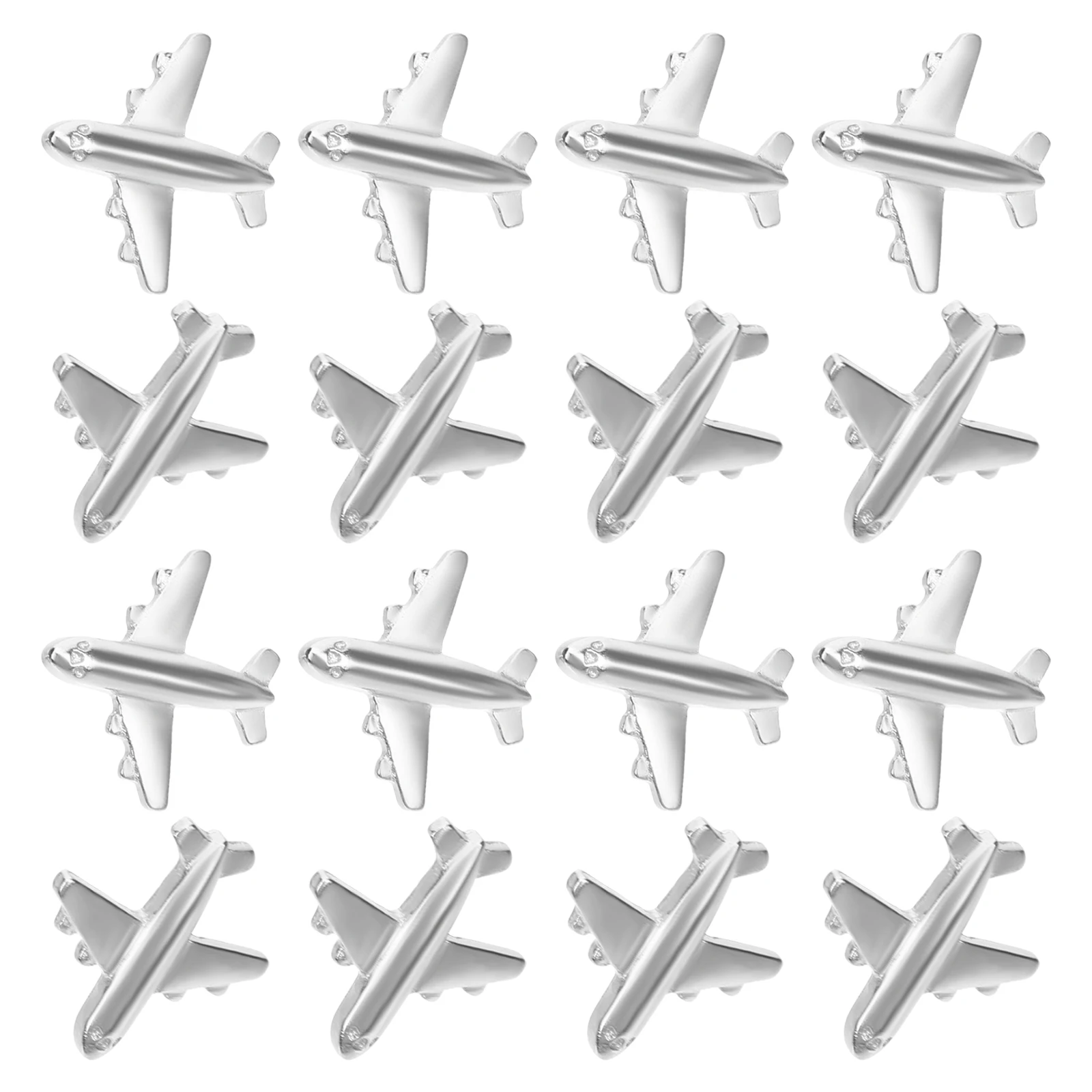

12 Pcs Metal Airplane Thumbtacks Steel Pins for Bulletin Board Cork Decorations School Office Use Cute Pushpins