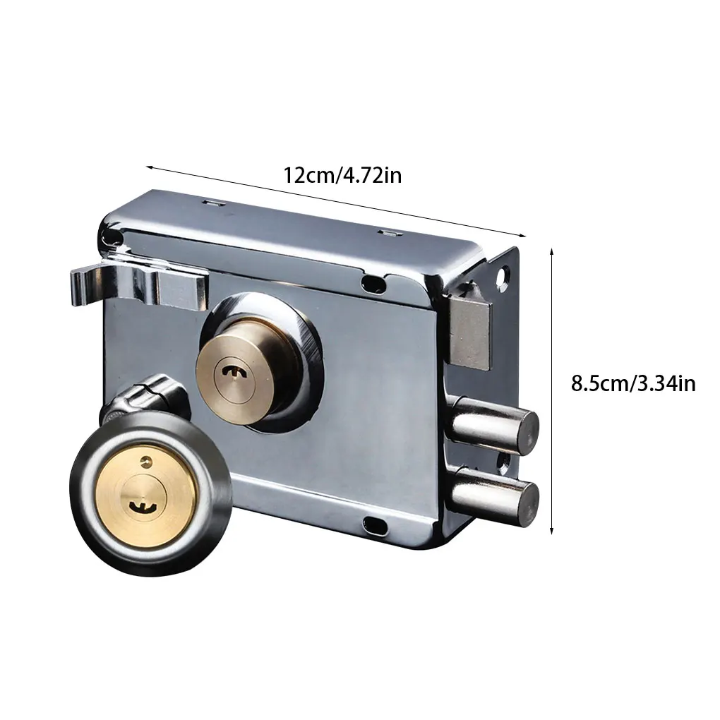 Exterior Insurance Lock Front Door Padlocks Gate Locking Accessories Anti-Theft Heavy-Duty Dormitory Gear With Key