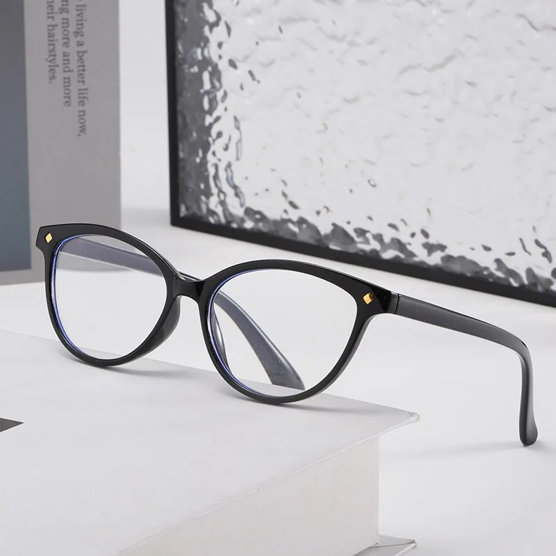 

2PCS Anti Blue Light Reading Glasses For Men Wome Cat Eye Frame Readers Anti Glare Computer Eyewear