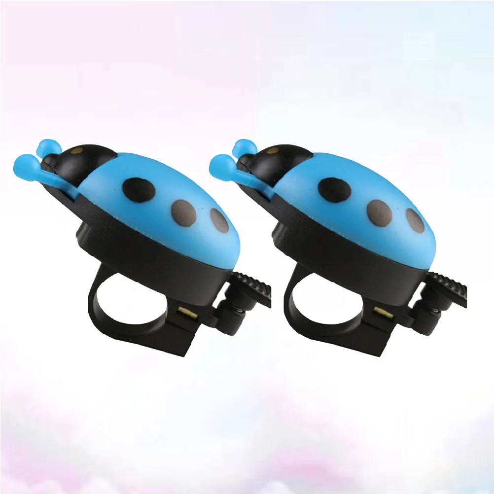 

2Pcs Bike Ladybug Bells Handlebar Ring Sound Horn Bell Alarm Lovely Beetle Cycling Bell Yellow Safe Easy Bike Ladybug Bells