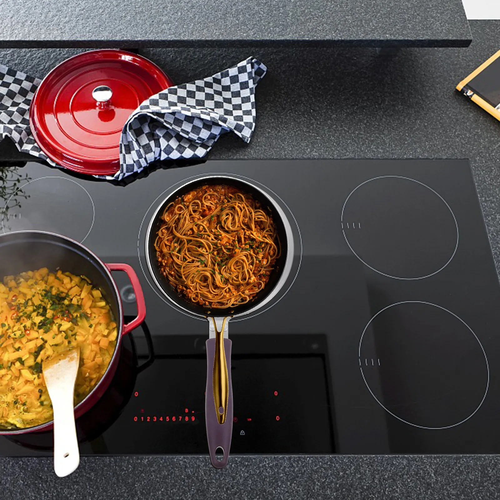

Anti-Burn Heat Diffuser Plate Stainless Steel Induction Cooker Gas Stove Electric Kitchen Use Round Converter Adapter
