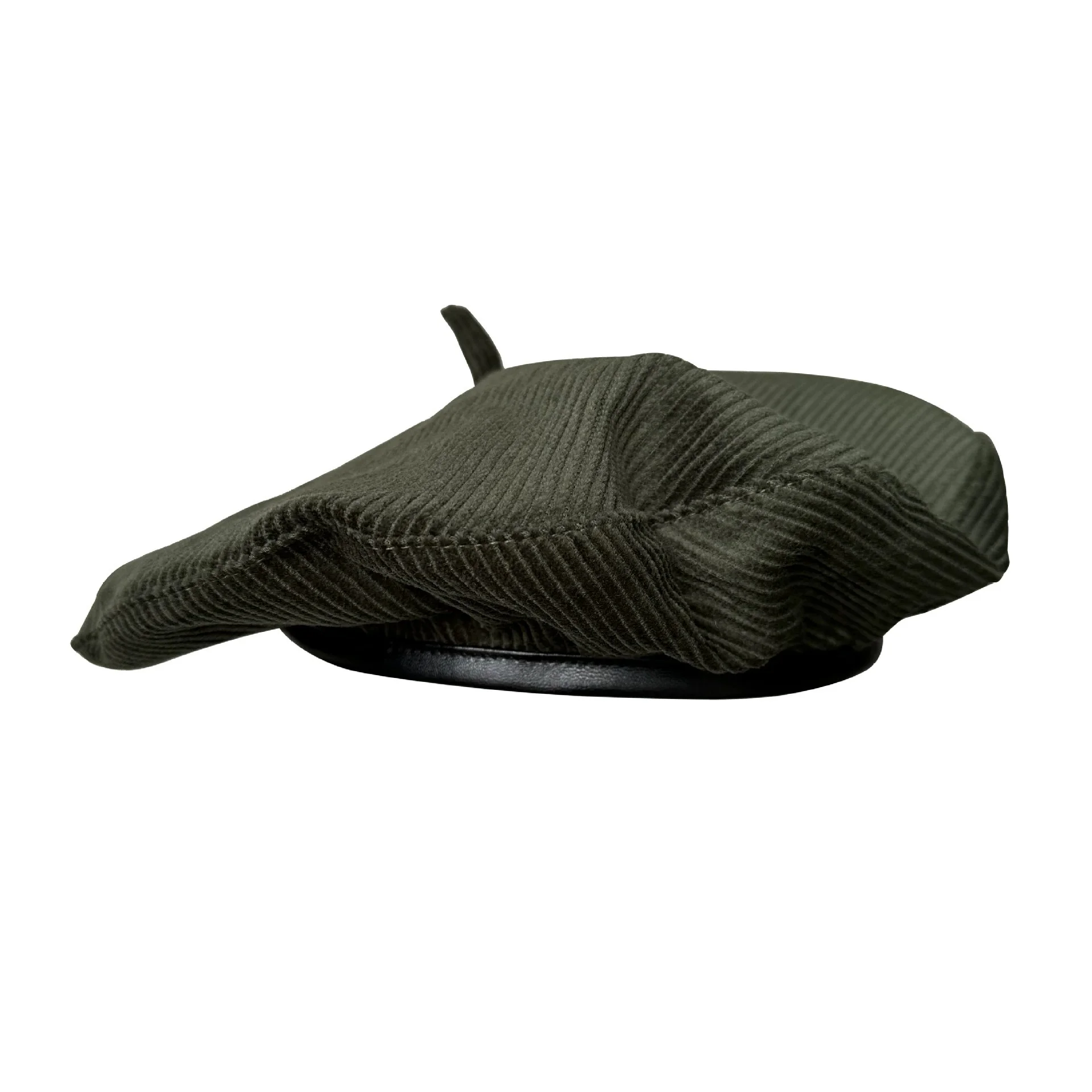 Women's Beret Flying Saucer Hat - Versatile Vintage Leather Newsboy Cap for A Slimming Effect Artist's Hat