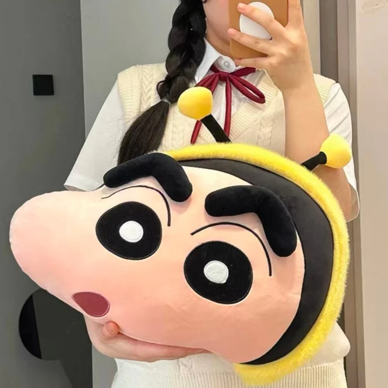 

Crayon Shin-chan Plush Action Kamen Handsome Toy Bee Rabbit Frog Kawaii Lovely Doll Cute Soft Pillow Cushion