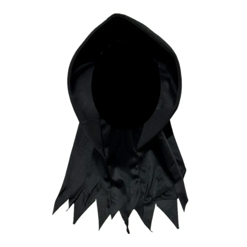 Nuovo bambino Grim Reaper Costume Horror Teschio Maschera Robe Dress Up Costume Halloween Falce Guanti a catena Puntelli Regalo