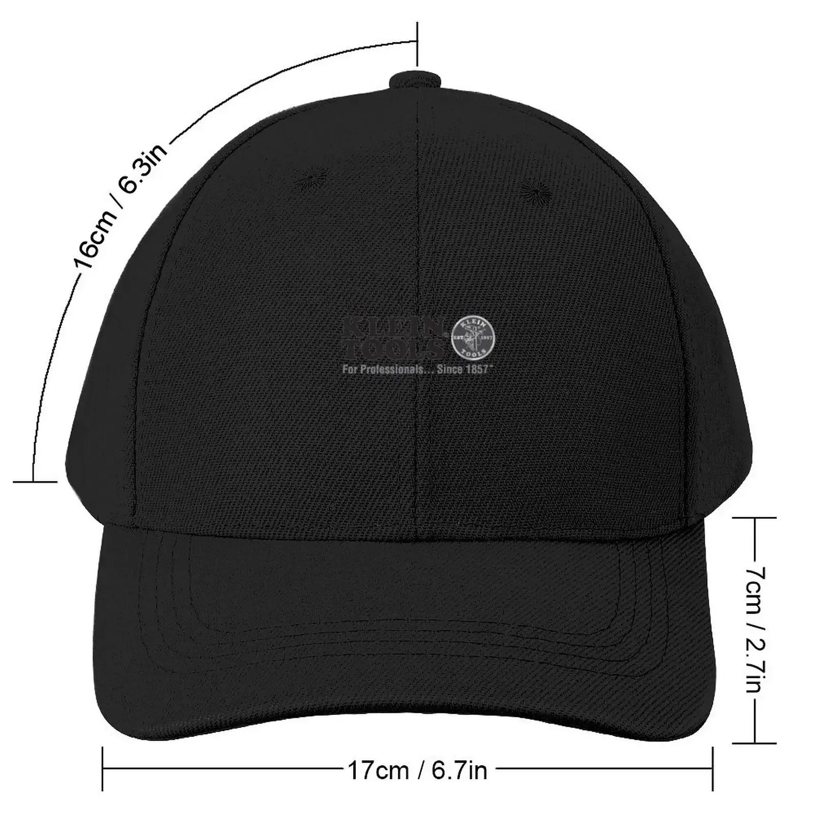 Klein Tools - Est . 1857 Logo Baseball Cap tactical cap Male hat western Hat Military Cap Man Men's Baseball Women's