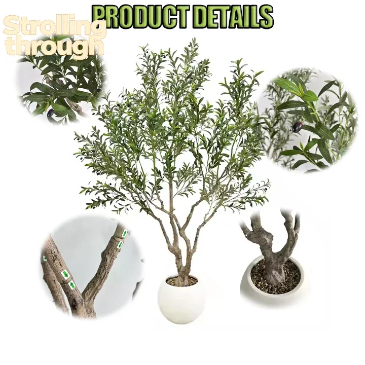 240cm Fake Olive Tree, Artificial Potted Olive Tree, Ornamental Plastic, Silk Plant Plantas Artificiales,For Indoor Decorative