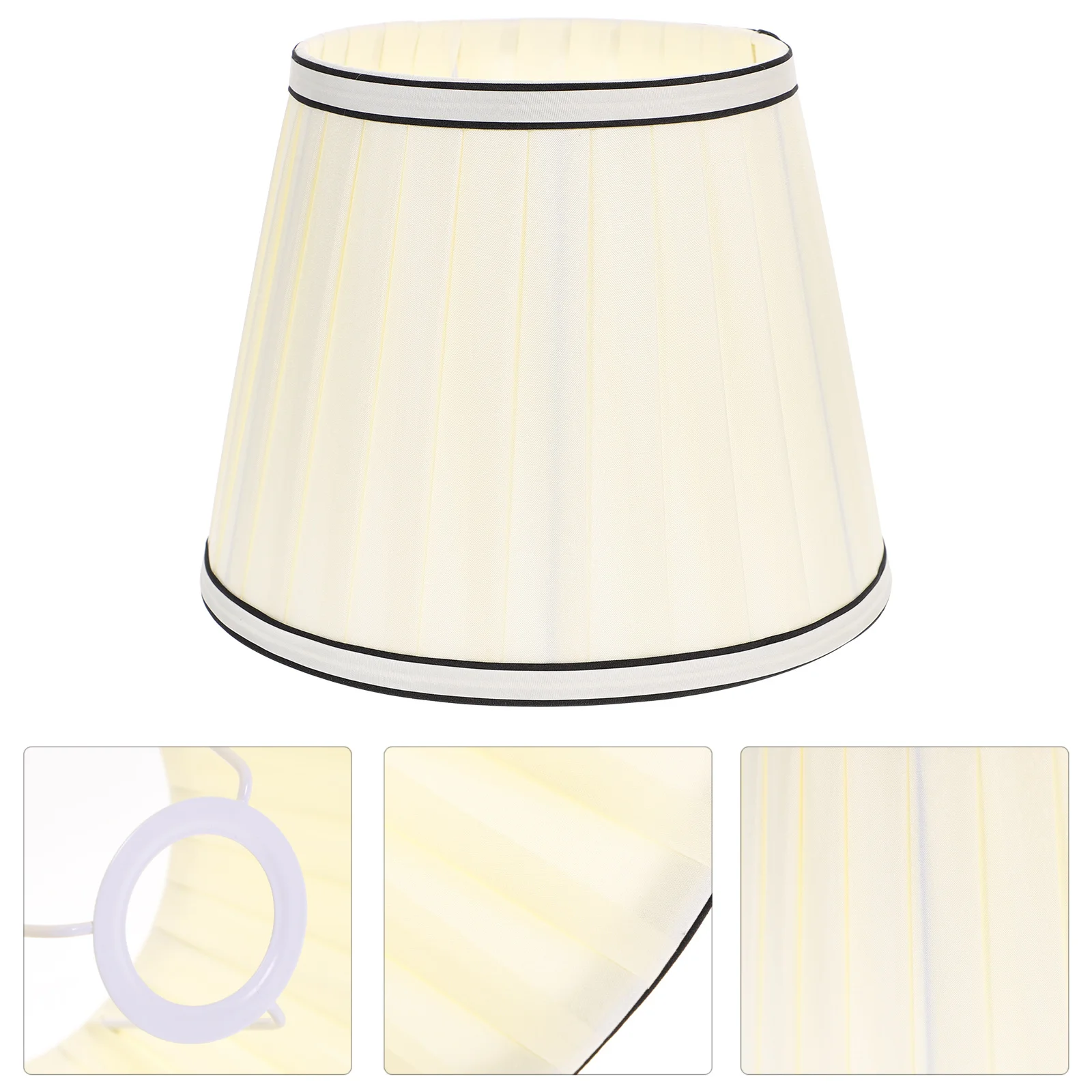 

Fabric Lamp Shade Compact Size Lightweight Soft Light Effect for Bedside Wall Lamp Table Lampshade E27 Light Shade