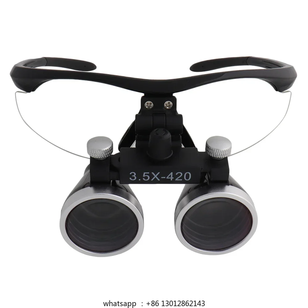 

Dental Magnifying Glass 2.5 Black Head-mounted Medical Oral Equipment, Cardiovascular Surgery Surgical Examination