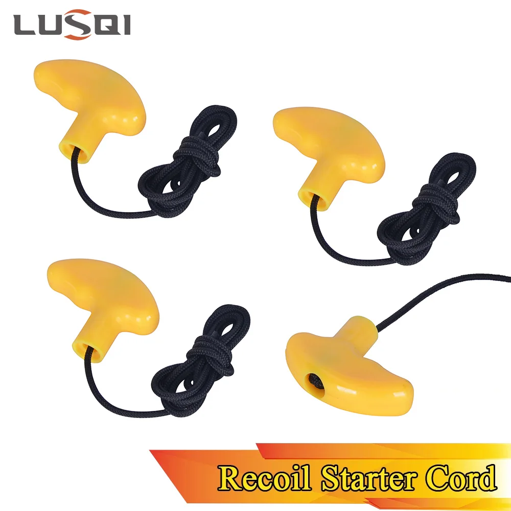 LUSQI 1/2/3 PCS 1.2m Replacing Lawn Mower Chainsaw Pull Cord  Recoil Starter Handle Cord Engine Drawstring