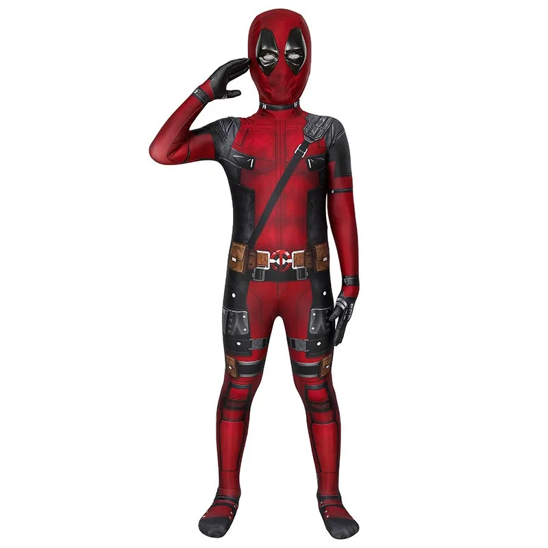 Superhero Wolverine Deadpool Cosplay Jumpsuit Wolverine Cosplay Costume Adult Deadpool Halloween Party Bodysuit For Men Boys