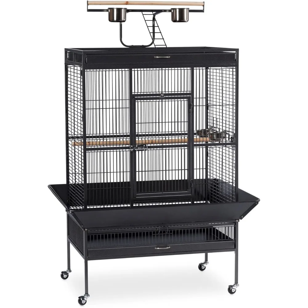 

Pet Supplies: Forged Iron Selection Birdcage, 36 inches by 24 inches by 66 inches