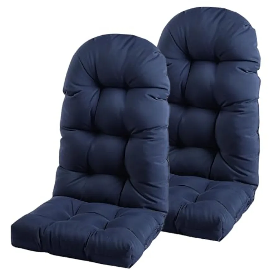 

Adirondack Chair Cushions Weather Resistant High Back Rocking Chair Cushion Indoor Outdoor Patio Chair Cushion Tufted Thicken S