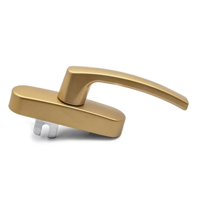1pc Alloy Inner Flat Open Inner Open Curtain Wall Doors And Windows Hardware Accessories Shift Fork Arc Handle Window Handle