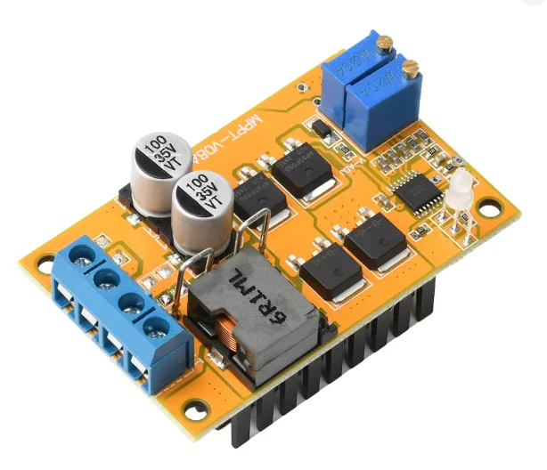100W for Solar Charge Controller with MPPT Technology 5A Charging Current for 6V 12V Battery Systems Safety Features