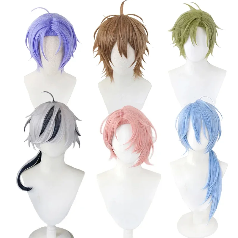 Game Now: Carnival Cosplay Wig Aster Kuya Edmond Olivine Eiden Blade Yakumo Garu Dante Role Play Wigs