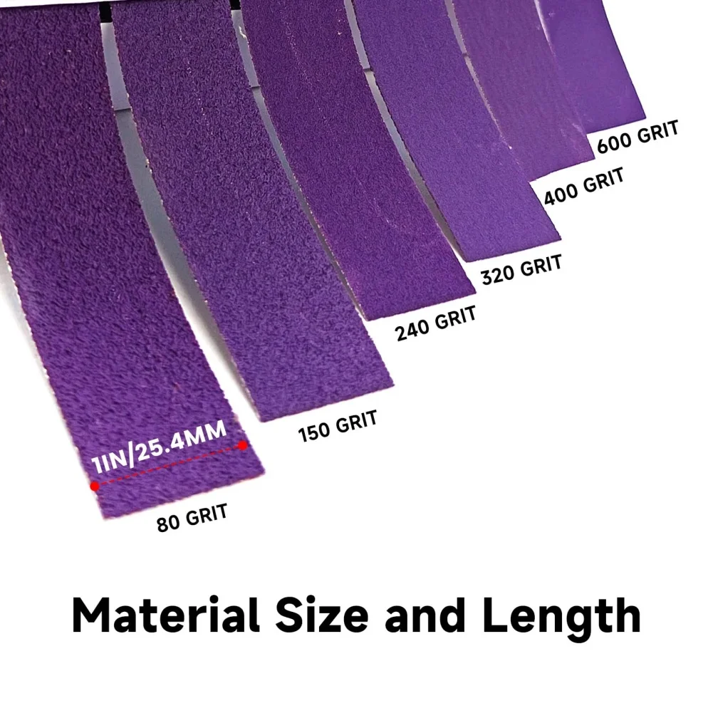 

2PCS Emery Cloth Flap Disc Retractable Sanding Belt 25mm*8m Grinding Sandpaper For Metal Wood Plastic Glass Polishing
