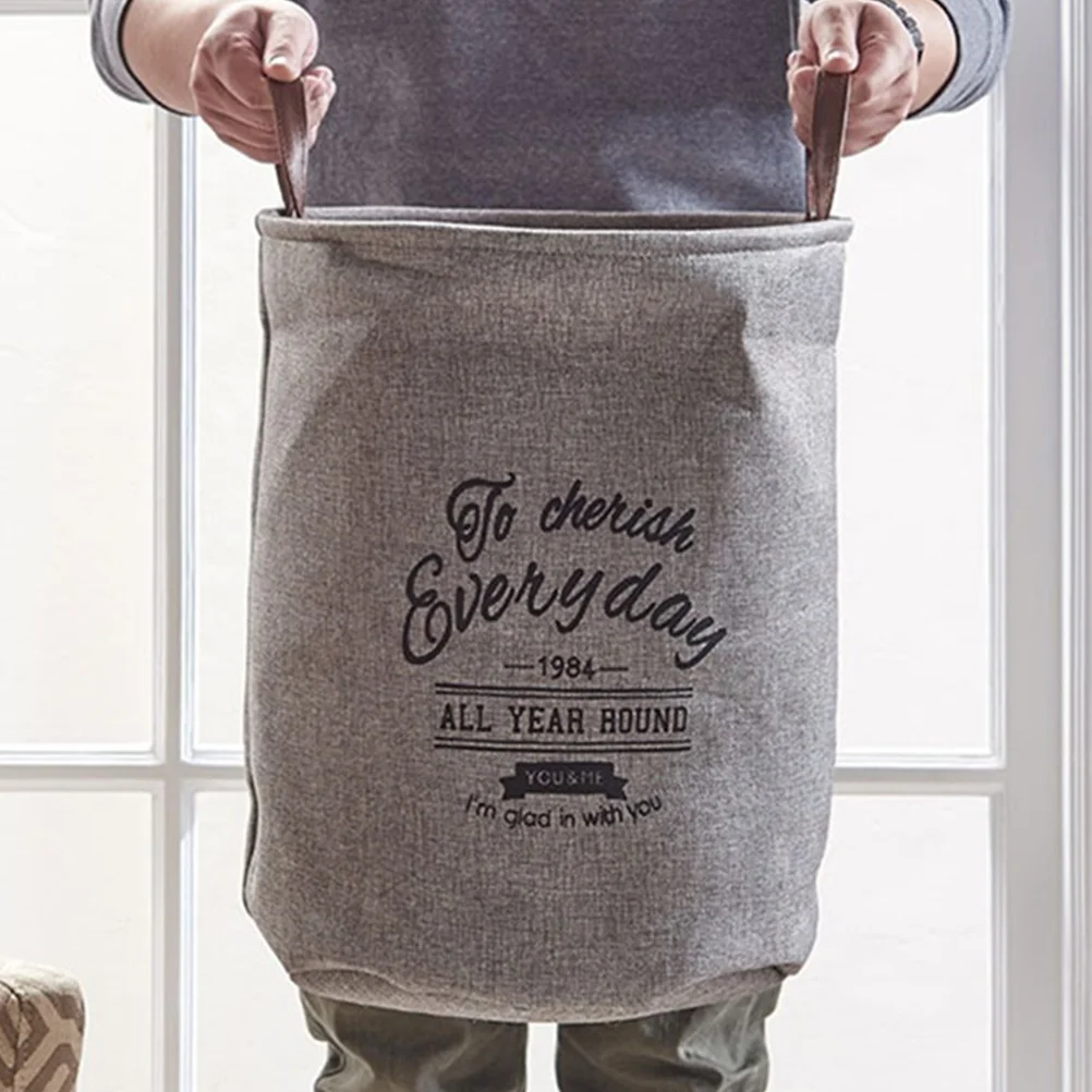 

Waterproof Laundry Bucket Foldable Large Capacity Dirty Clothes Storage Organizer Linen Hamper For Home Towel Snacks