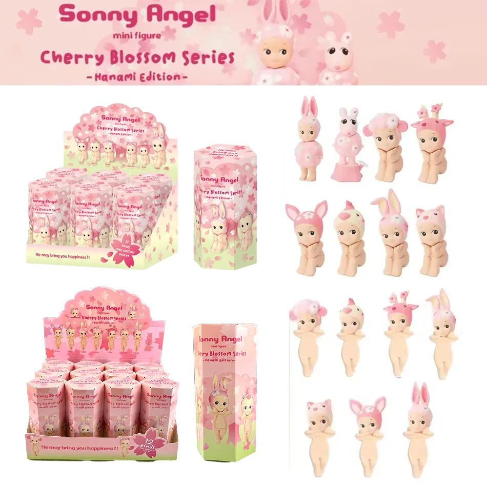 Sunny Angel Blind Box Cherry Blossom Series Hanami Edition Anime Figuren Ornamente Puppen Spielzeug Kinder Weihnachtsgeschenke