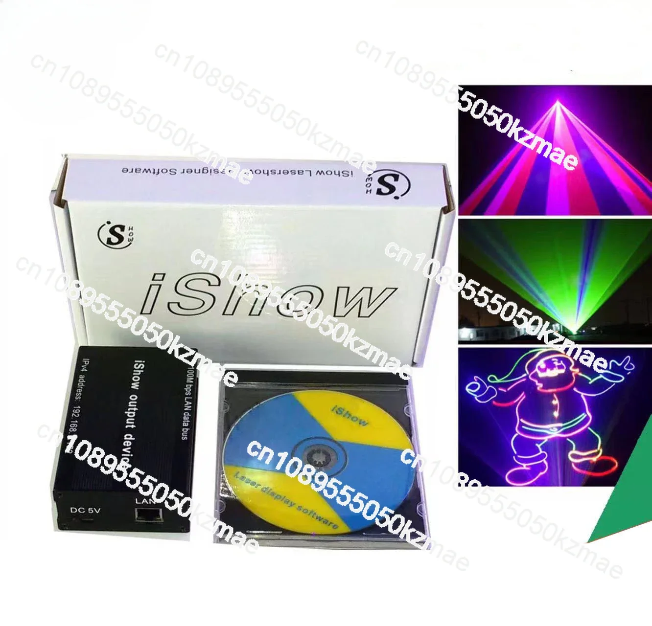 Ishow v3 software ilda laser light controller laser light control hardware